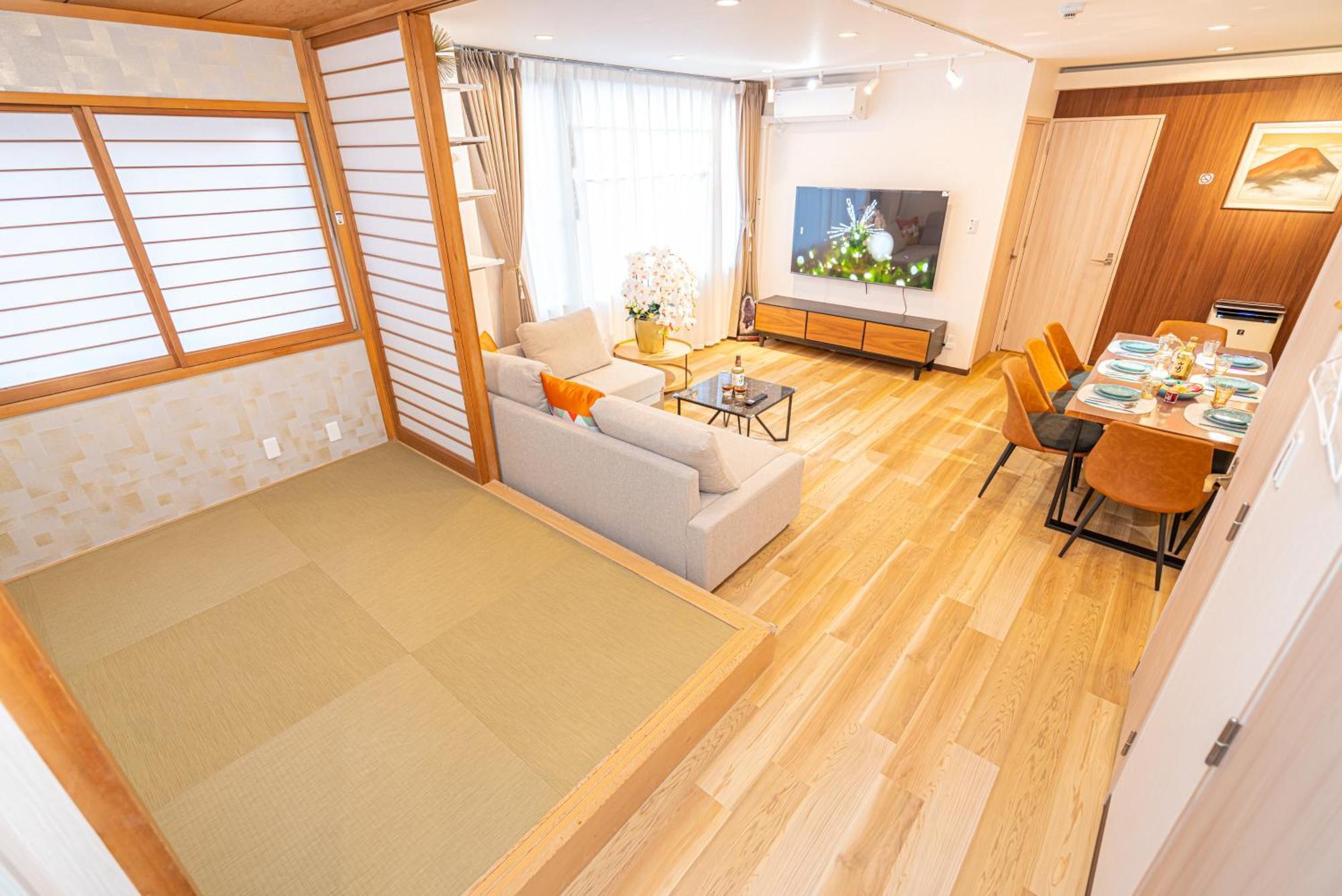 Asakusa,ginza,ueno,skytree,stn&conv 1min ,family Suite,45 Mins To Airport,kiyoka 清禾 Pensionat Tokyo prefektur