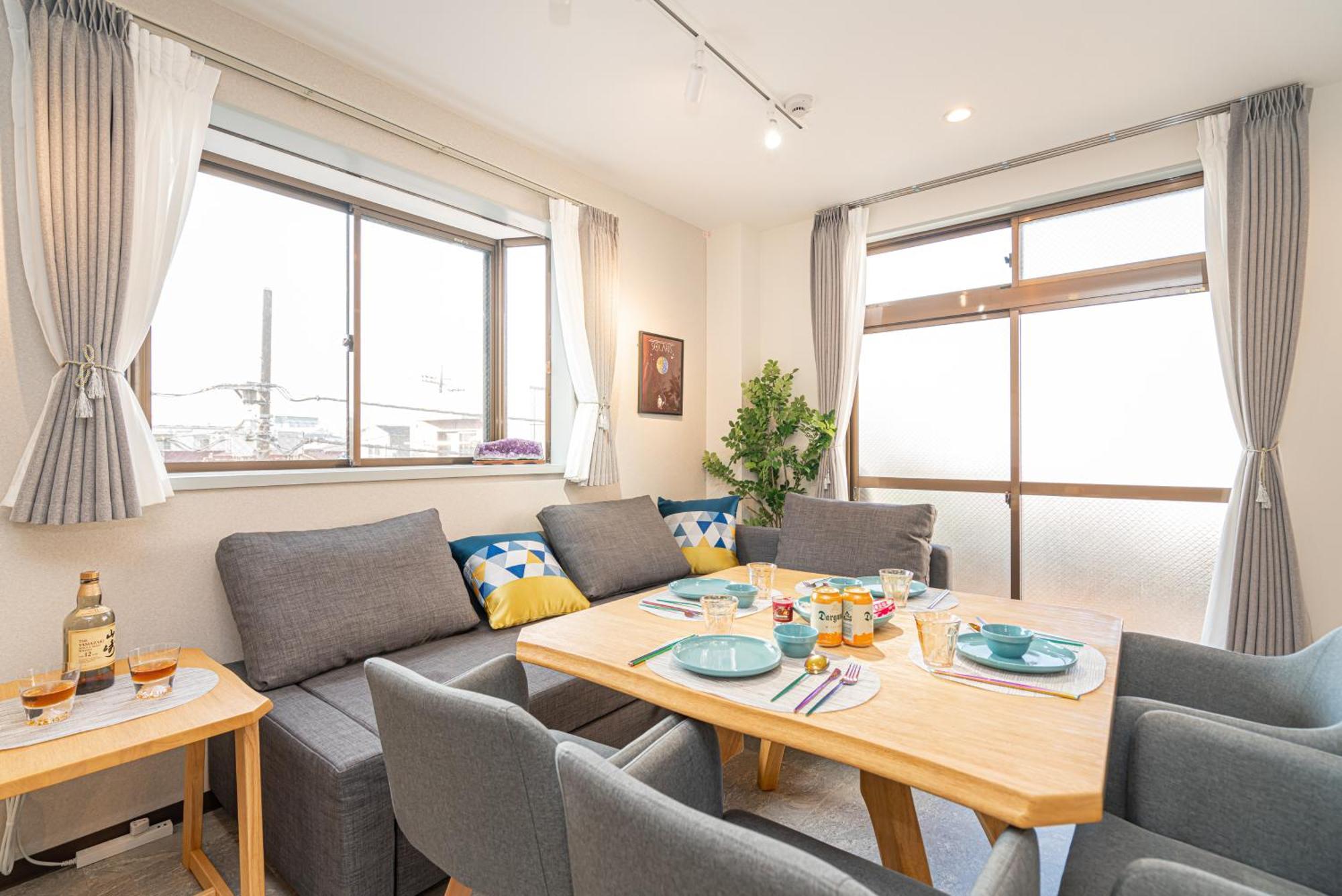 Asakusa,ginza,ueno,skytree,stn&conv 1min ,family Suite,45 Mins To Airport,kiyoka 清禾 Pensión