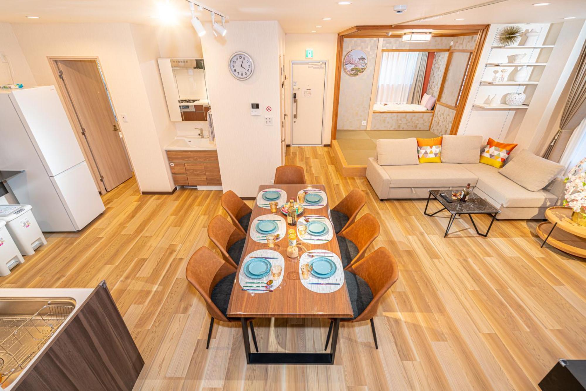 Pensión Asakusa,ginza,ueno,skytree,stn&conv 1min ,family Suite,45 Mins To Airport,kiyoka 清禾 Tokio